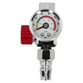 G1/4in Thread Spray Paint Gun Air Pressure Regulator Pressure Regulating Adjusting Valve Gauge