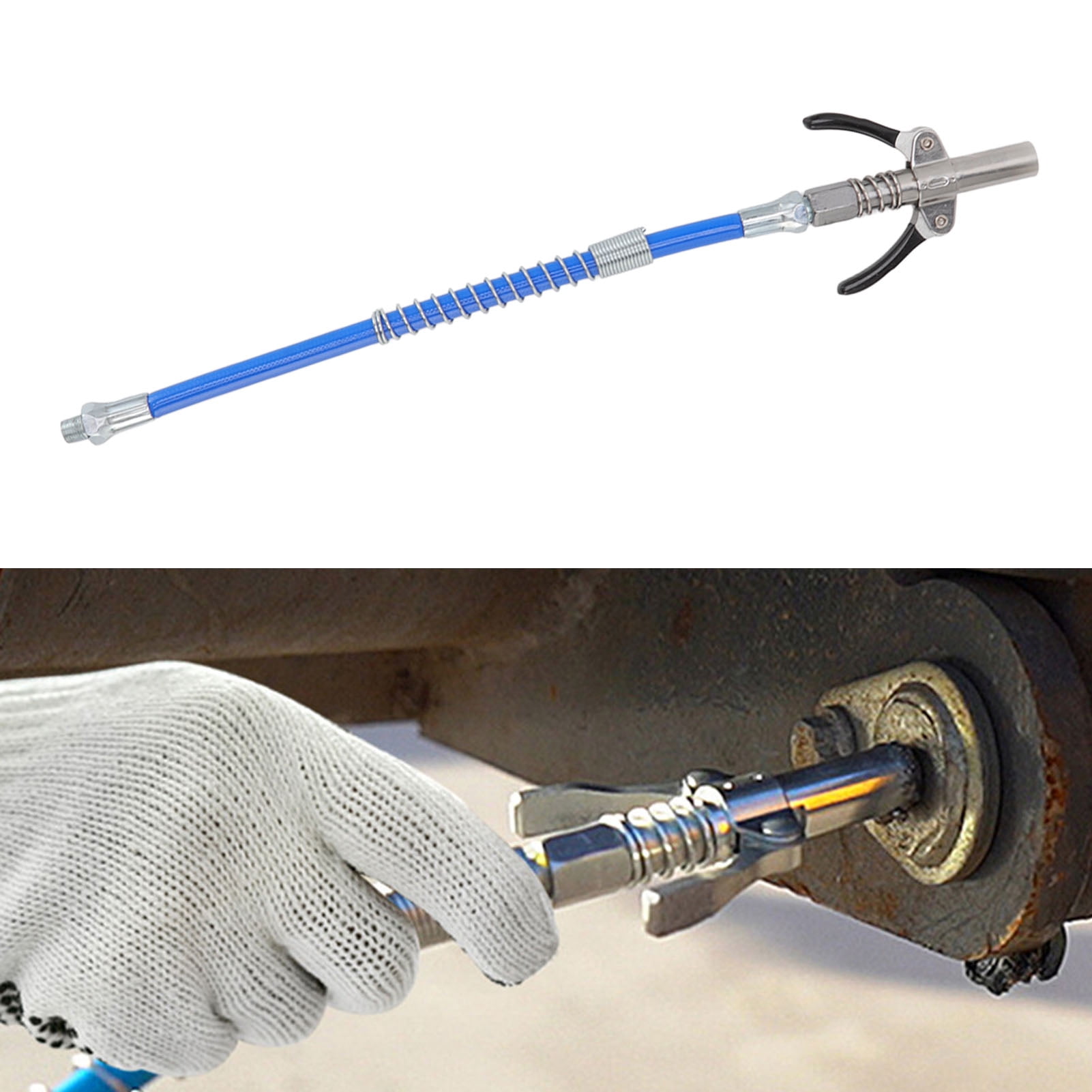 G1/8 Male Thread Grease Injector Nozzle, Copper Stainless Steel, Leak ...