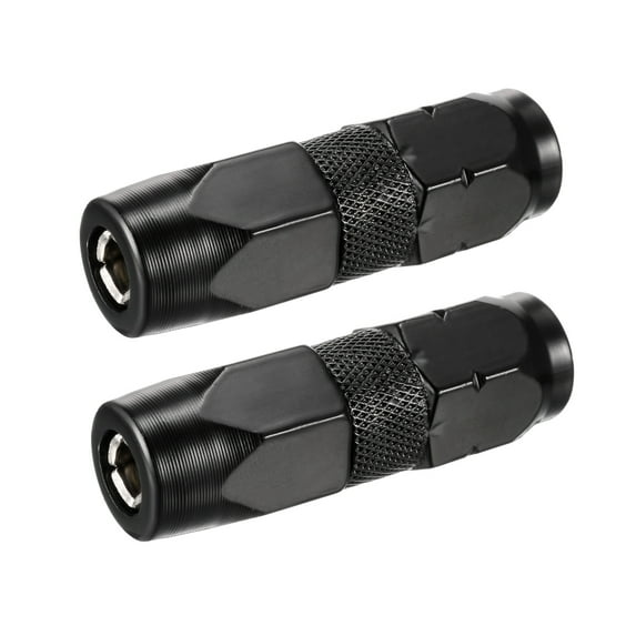G1/8 Standard Grease Coupler Working Pressure 4500 PSI Zinc Plated Black 14x49mm, 2pcs