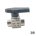 G1/8G1/4G3/8 316 Stainless Steel Internal Thread Shut Off Ball Valve