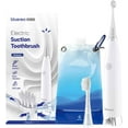 G100 Electric Suction Toothbrush with Builtin Oral Suction, Sonic Vibration, LED Light