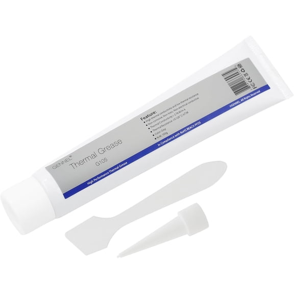 G105 100g/Tube Grey CPU Thermal Paste, Compound, Conductive Grease, Heatsink Paste for GPU Coolers LED Chipset PS4 Xbox Ovens Cooling