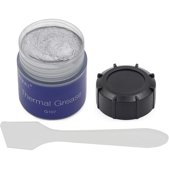 G107 20g Silver Thermal Paste, High Performance Heatsink Conductive Grease Compound for CPU GPU Cooler LED IC PS4 Xbox Chipset