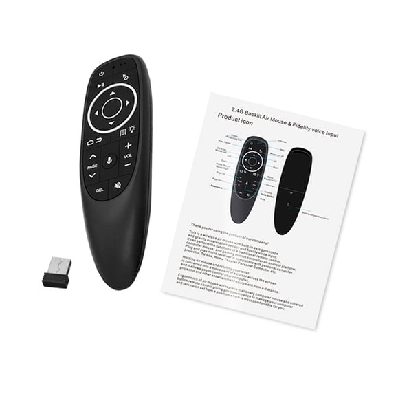 G10S Voice Control 2.4G Air Mouse Gyroscope for Smart Remote Backlit For Box