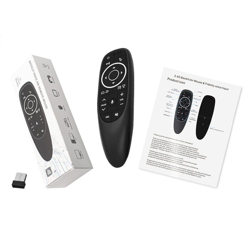G10S Voice Remote Control 2.4G Wireless Air Mouse 2.4G Wireless Gyroscope IR Learning for