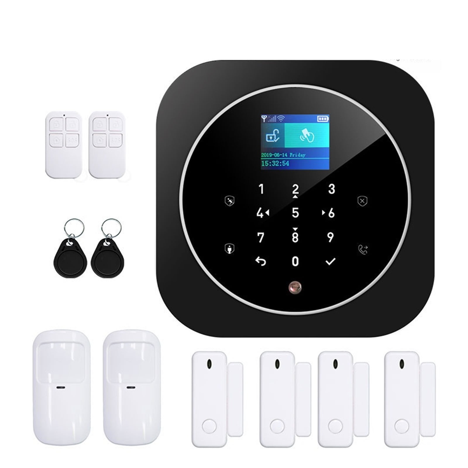 G12 Tuya Wifi Gsm Wireless Alarm System Security Protection App Control