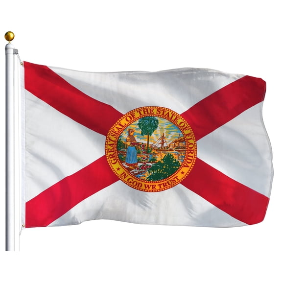 G128 - 1pk State Flag for Florida 3X5 75D Printed