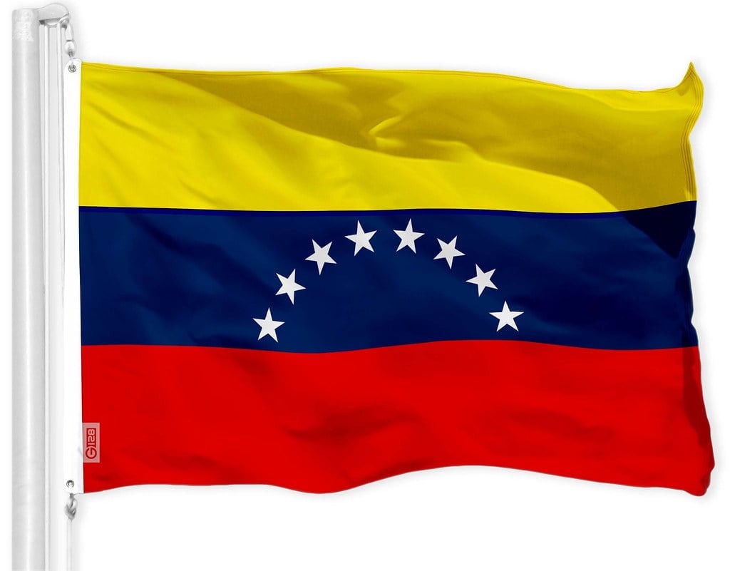 G128 Venezuela Flag, 3x5 ft, Printed 150D Polyester, Vibrant