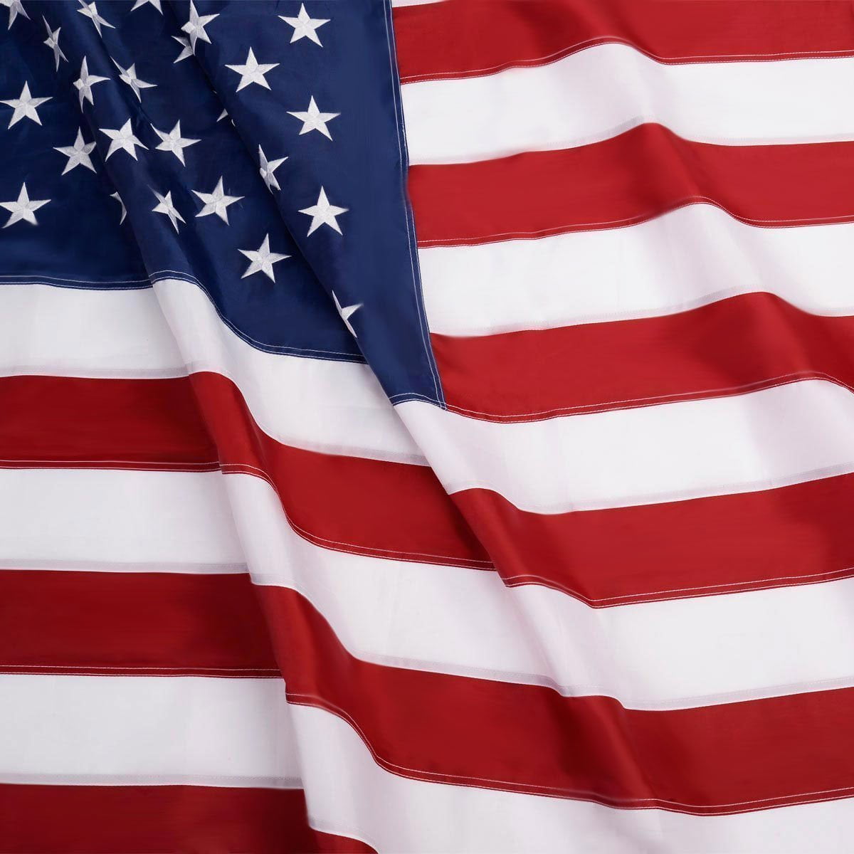 G128 – 6x10 feet American Flag | Heavy Duty Nylon – USA US Flag, Embroidered Stars, Sewn Stripes, Brass Grommets