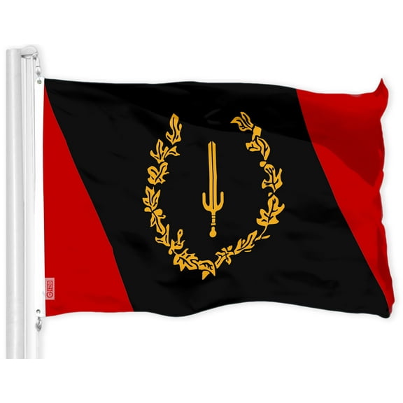 G128 Black American Heritage Flag | 3x5 Ft | LiteWeave Pro Series Printed 150D Polyester | Freedom and Black Civil Rights Flag, Indoor/Outdoor, Vibrant Colors, Brass Grommets