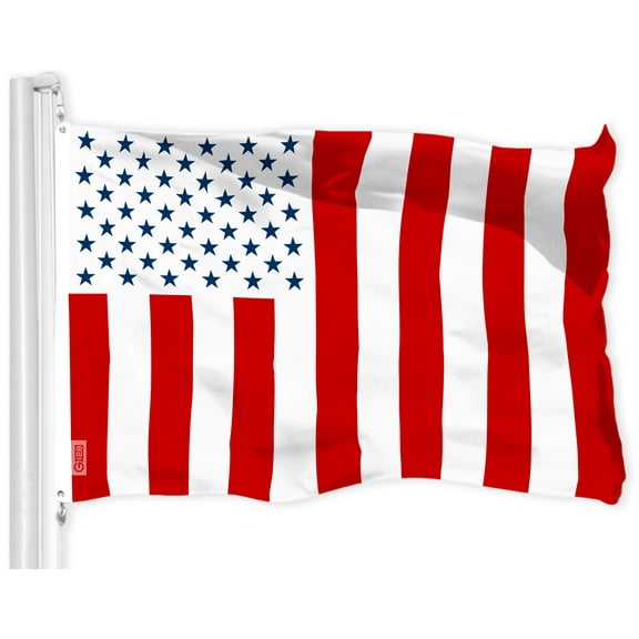 G128 Civil Peace USA Flag | 3x5 Ft | LiteWeave Pro Series Printed 150D Polyester | Indoor/Outdoor, Vibrant Colors, Brass Grommets, Thicker and More Durable Than 100D 75D Polyester