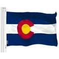 thumbnail image 1 of G128 Colorado State Flag 150D Printed Polyester Brass Grommets Flag Indoor/Outdoor, 1 of 5