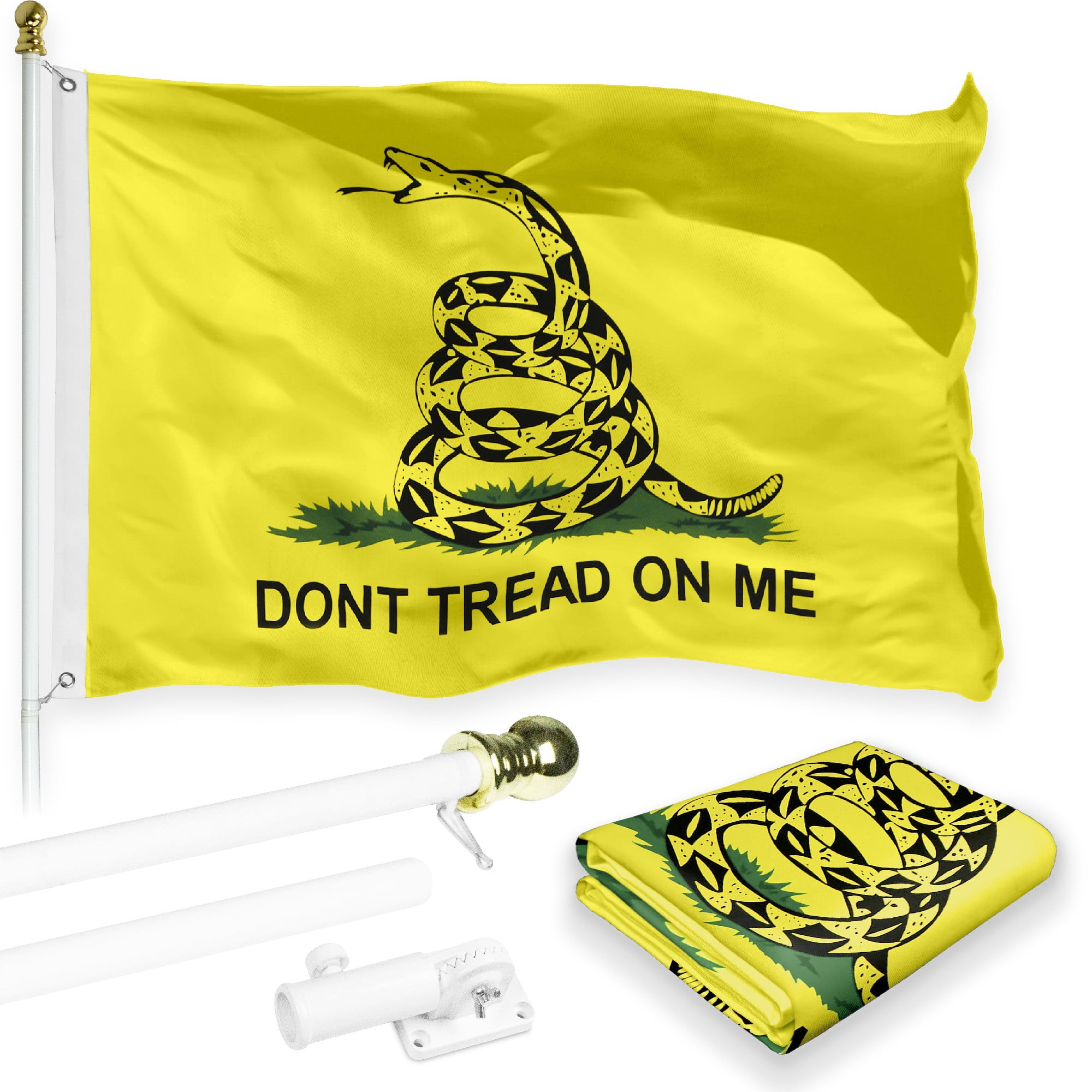 Set di bandiere da giardino Don't Tread On Me / Bandiera