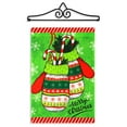 thumbnail image 1 of G128 2sets:14" Garden Hanger & 12"x18" Christmas Garden Flag Mittens Printed 150D Polyester, 1 of 9
