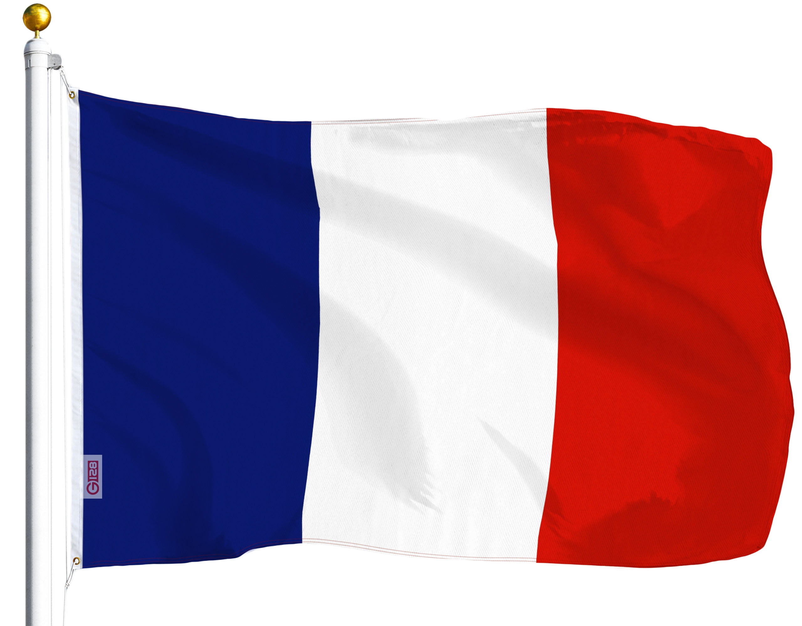 G128 - FRANCE-FRENCH-FLAG-NEW-3x5ft-WITH-BRASS-GROMMETS-USA-seller