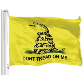 G128 - Gadsden Dont Tread on Me Tea Party 3x5 FT Printed Flag 150D Polyester