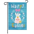 thumbnail image 1 of G128 Double Sided 12"x18" Gnome with Eggs Easter Garden Flag Polyester Holiday Outdoor Decoration, 1 of 9