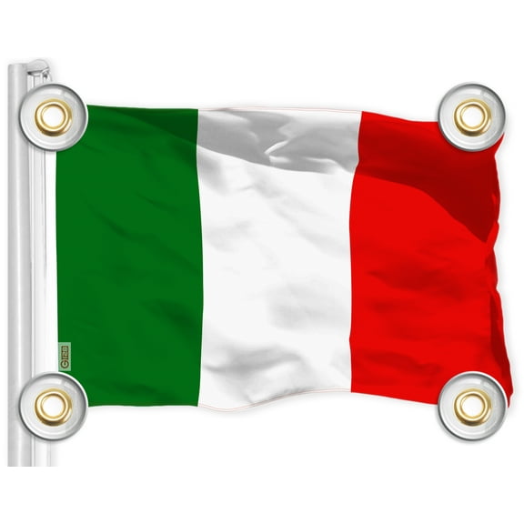 G128 Italy Italian Flag | 3x5 Ft | LiteWeave Pro Series Printed 150D Polyester, 4 Corner Brass Grommets | Country Flag, Vibrant Colors, Perfect For Balcony, More Durable Than 100D 75D Polyester