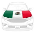 thumbnail image 1 of G128 Mexico Mexican Car Hood Cover 3.94x5.25 Ft Two Triangle Fasteners Included, 1 of 8
