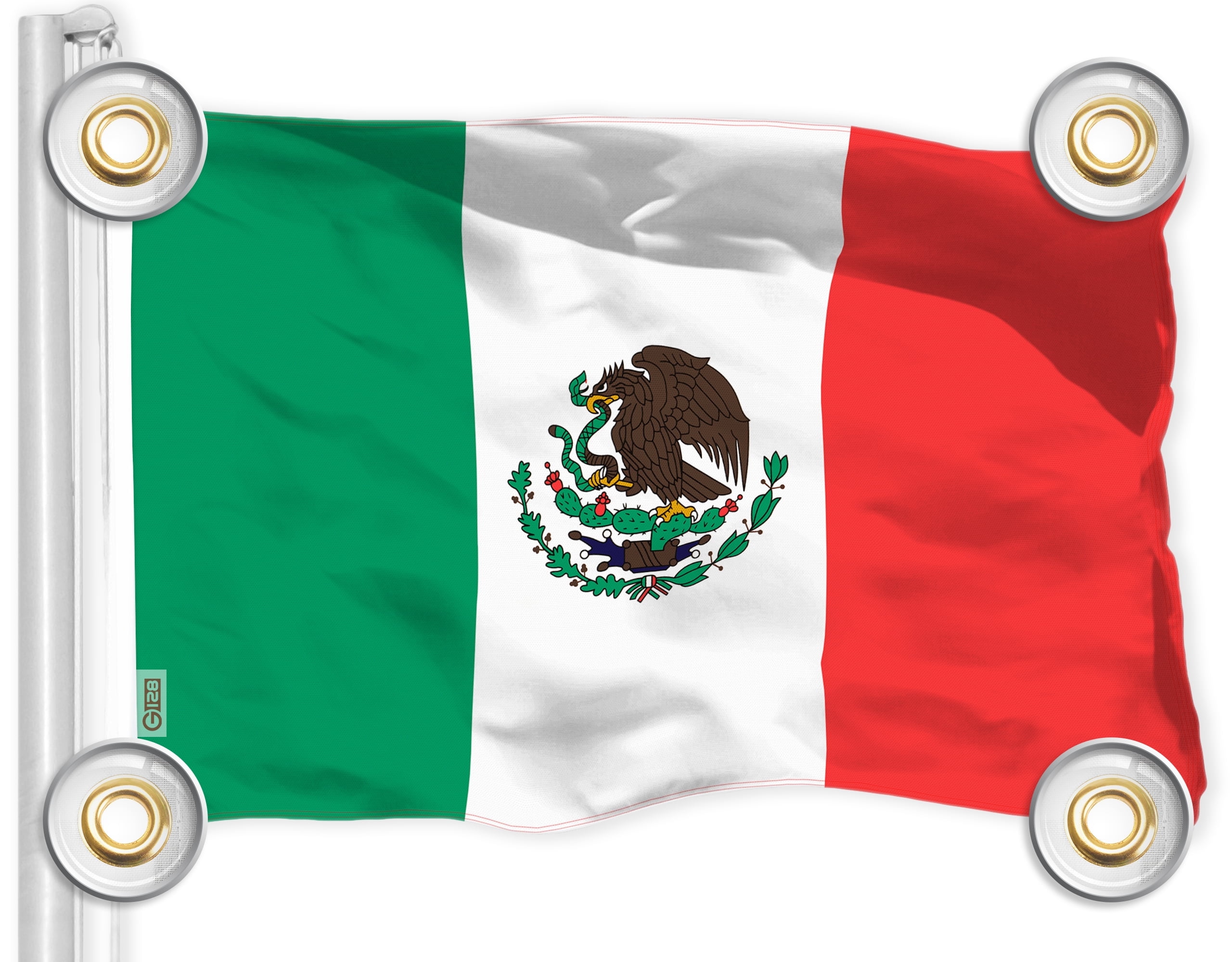 G128 Mexico Mexican Flag | 3x5 Ft | LiteWeave Pro Series Printed