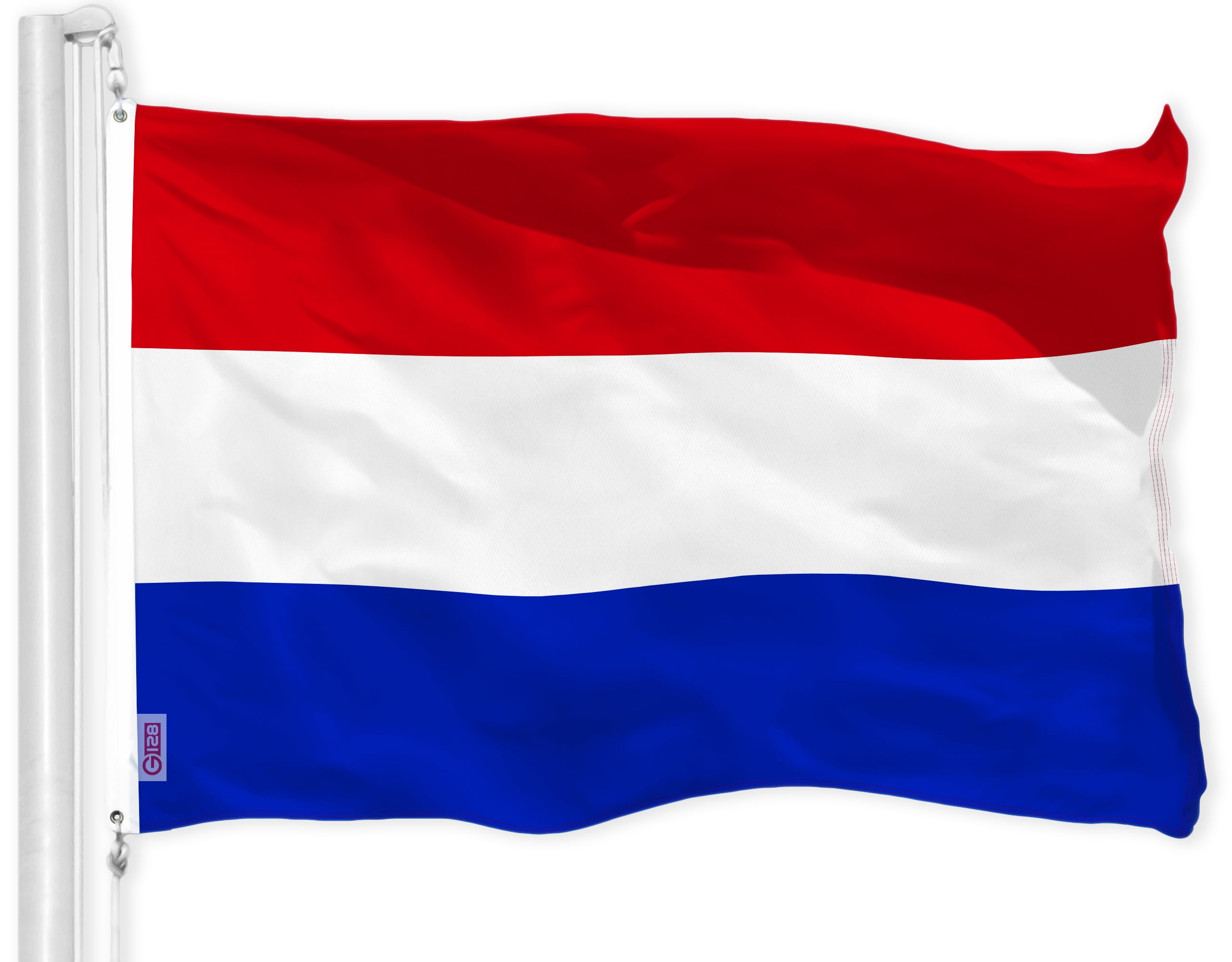 G128 Netherlands (Dutch) Flag 3x5 feet Printed 150D Indoor