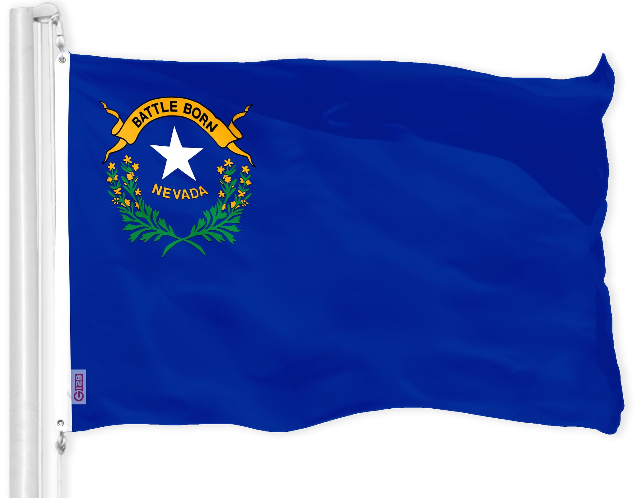 Nevada State Flagge Aus Nylon – Outdoor-Flagge 3x5 Fuß, Wetterfest, Made In USA
