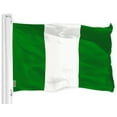 thumbnail image 1 of G128 - Nigeria Nigerian Flag 3x5 ft Printed Brass Grommets 150D Quality Polyester Flag Indoor/Outdoor - Much Thicker and More Durable than 100D and 75D Polyester, 1 of 6