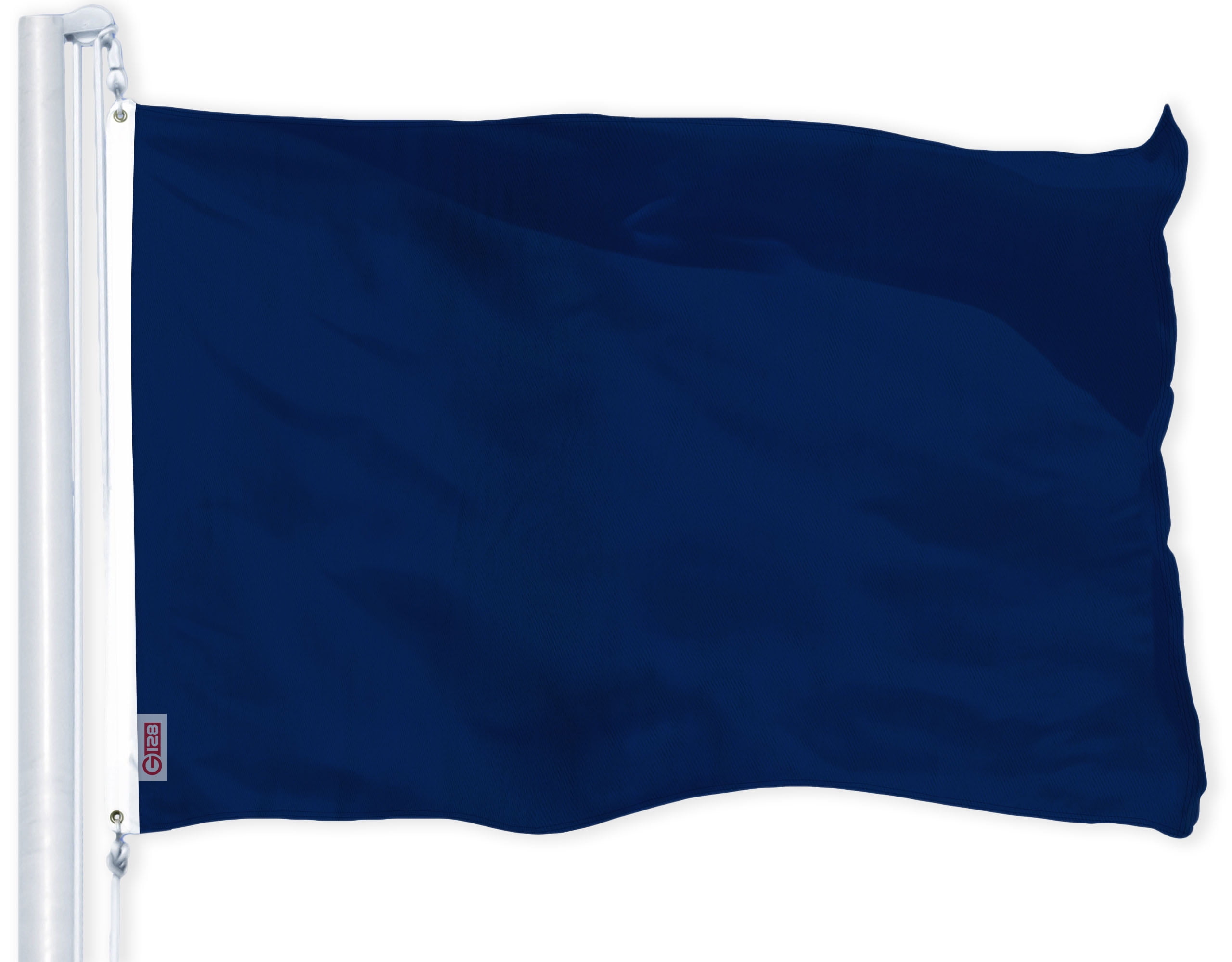 Solid Blue 3x5 Feet Polyester Flag with Brass Grommets