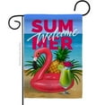 thumbnail image 1 of G135116-BO Summer Welcome Fun Summertime & Sun 13 x 18.5 in. Double-Sided Decorative Vertical Garden Flags for House Decoration Banner Yard Gift, 1 of 1