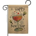 thumbnail image 1 of G135120-BO 13 x 18.5 in. Cheers Happy New Year Garden Flag with Winter Double-Sided Decorative Vertical Flags House Decoration Banner Yard Gift, 1 of 1