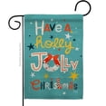 thumbnail image 1 of G135354-BO 13 x 18.5 in. Holly Jolly Garden Flag with Winter Christmas Double-Sided Decorative Vertical Flags House Decoration Banner Yard Gift, 1 of 1
