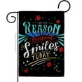 thumbnail image 1 of G135465-BO 13 x 18.5 in. Someone Smiles Sweet Life Inspirational Double-Sided Decorative Vertical Garden Flags - House Decoration Banner Yard Gift, 1 of 1