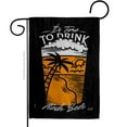 thumbnail image 1 of G135582-BO It Time to Drink Beverages Beer 13 x 18.5 in. Double-Sided Decorative Vertical Garden Flags for House Decoration Banner Yard Gift, 1 of 1