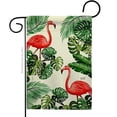 thumbnail image 1 of G135589-BO Paradise Flamingos Animals Bird 13 x 18.5 in. Double-Sided Decorative Vertical Garden Flags for House Decoration Banner Yard Gift, 1 of 1