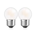 thumbnail image 1 of G40 Low Watt LED Light Bulbs 1.5W Soft Warm White 2700K G40 LED Energy Saving Bulb 15 Watt Equivalent Lights Bulb Standard Base E26, night light for Bathroom, Bedroom, 150 Lumen, 90+ Ra 120V, 1 of 8