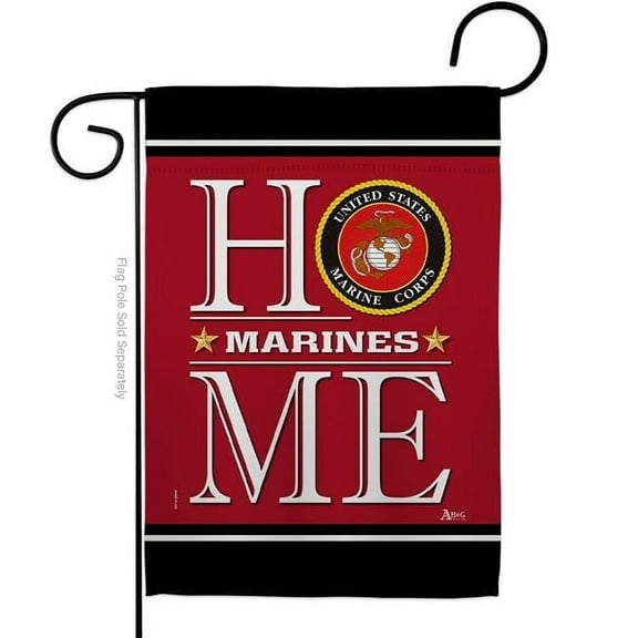 G142632-BO 13 x 18.5 in. Marine Corps Home Garden Flag with Armed Forces Double-Sided Decorative Vertical Flags House Decoration Banner Yard Gift