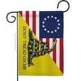 thumbnail image 1 of G142724-BO 13 x 18.5 in. Betsy Ross Dont Tread on Me American USA Historic Garden Flag with Double-Sided Horizontal House Decoration Banner Yard Gift, 1 of 1