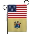 thumbnail image 1 of G142785-BO 13 x 18.5 in. USA New Jersey American State Vertical Garden Flag with Double-Sided House Decoration Banner Yard Gift, 1 of 1