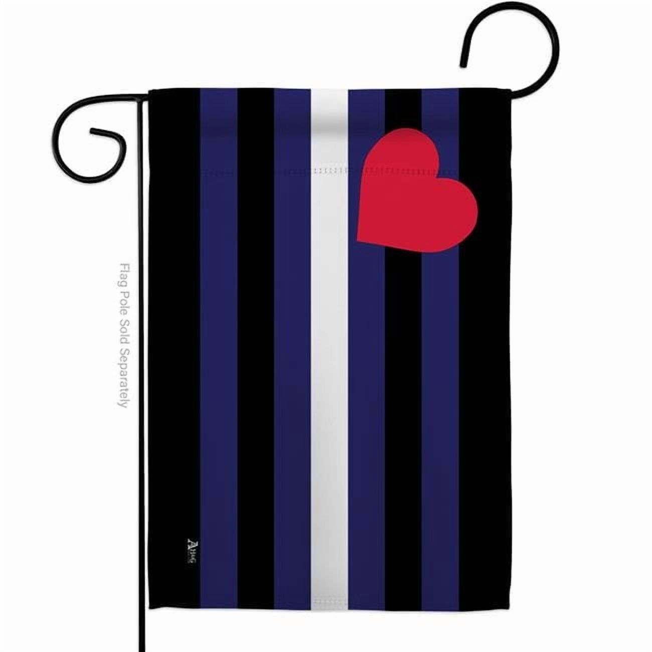 G149013-BO Leather Pride Support 13 x 18.5 in. Double-Sided Decorative Horizontal Garden Flags for House Decoration Banner Yard Gift
