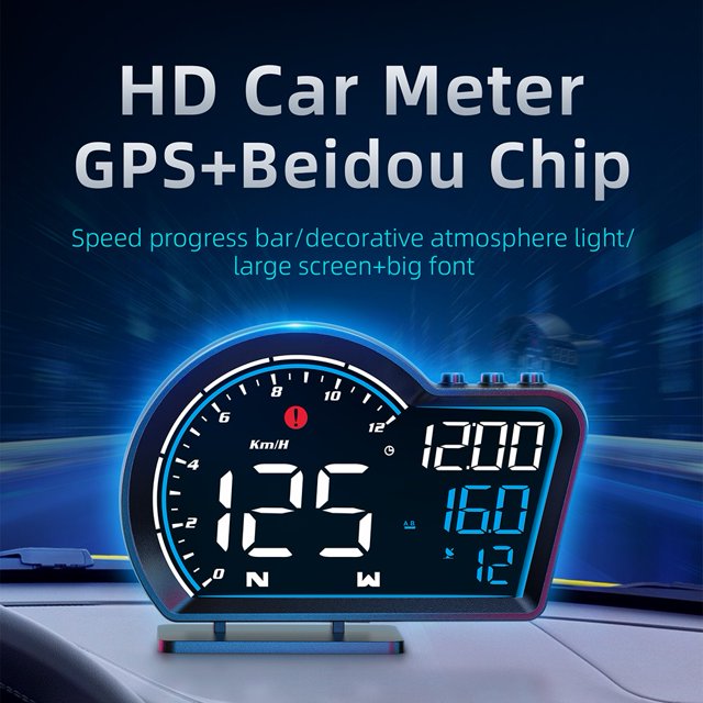 G16 Car Head Up Display Hud Gauge Auto Speedometer Digital Alarm Gps Hud