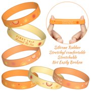 MALLMALL6 Boho Sun Silicone Bracelet for Teens Birthday Party Favors,24 Counts