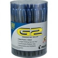 thumbnail image 1 of G2 1.0mm Gel Pens - Bold Pen Point - 1 mm Pen Point Size - Refillable - Retractable - Blue Gel-based Ink - Clear Barrel - 36 / Pack | Bundle of 2 Packs, 1 of 1