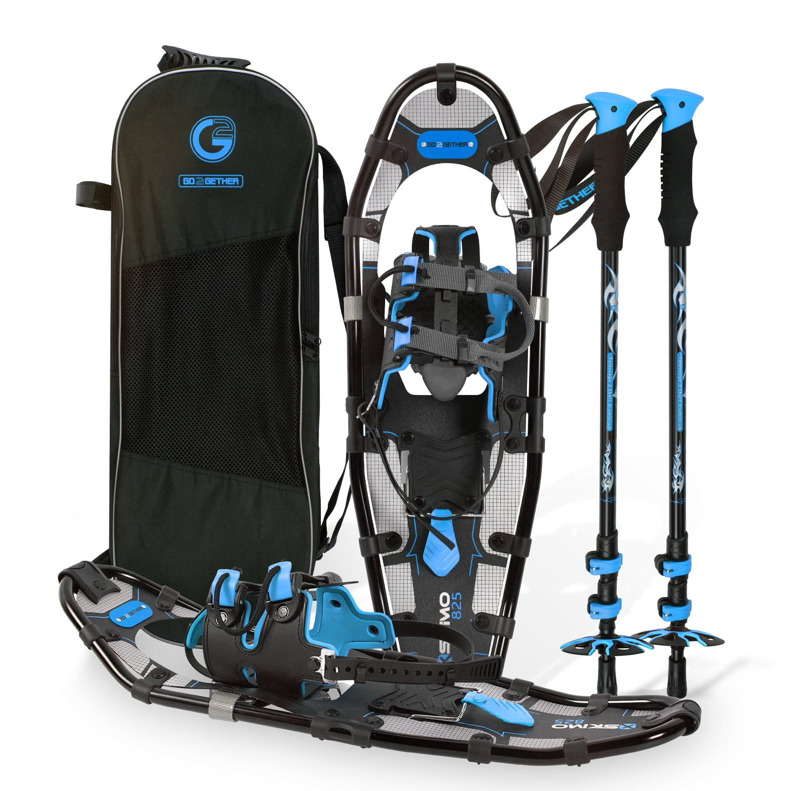 G2 25Inches Light Weight Snowshoes, with Special EVA Padded Ratchet