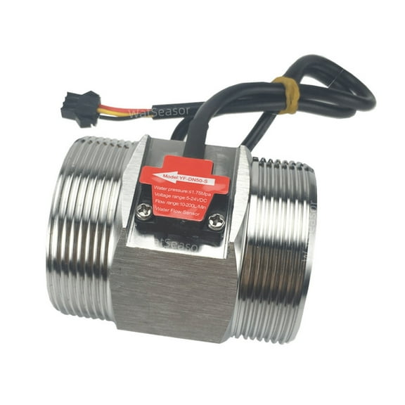 G2" DN50 Water Flow Sensor 1.75MPa Hall Sensor Flowmeter DC5~24V Used To Measure The Flow Of The Medium ,Durable Construction