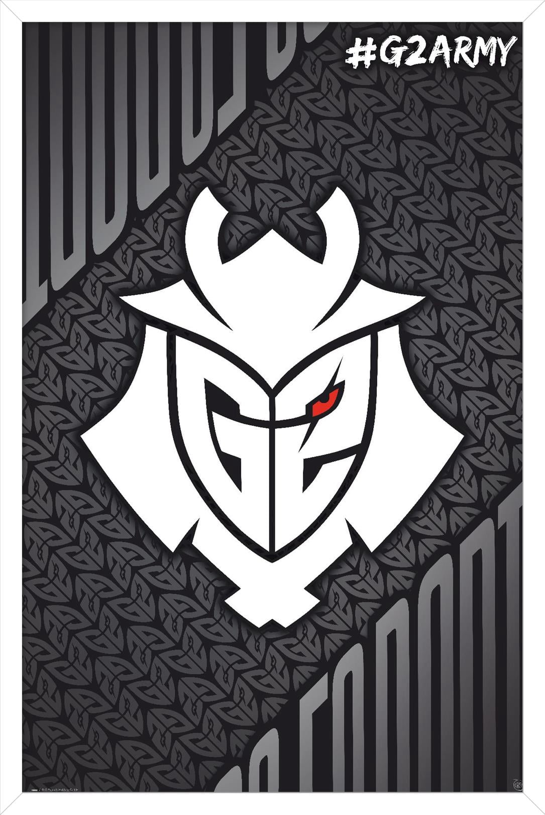 G2 Esports - G2 Army Wall Poster, 14.725" x 22.375" Framed