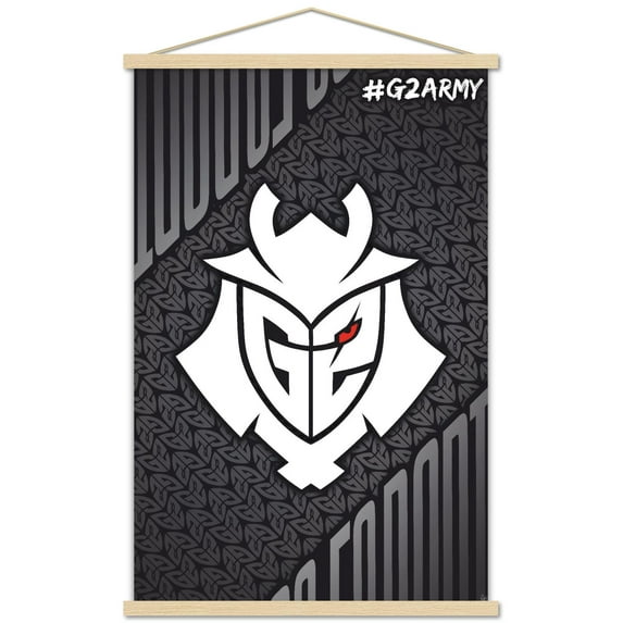 G2 Esports - G2 Army Wall Poster with Magnetic Frame, 22.375" x 34"