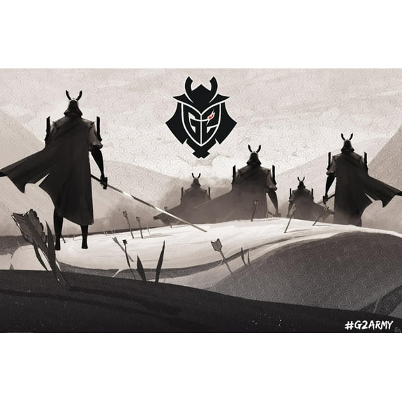 G2 Esports - Samurai Wall Poster, 14.725" x 22.375"