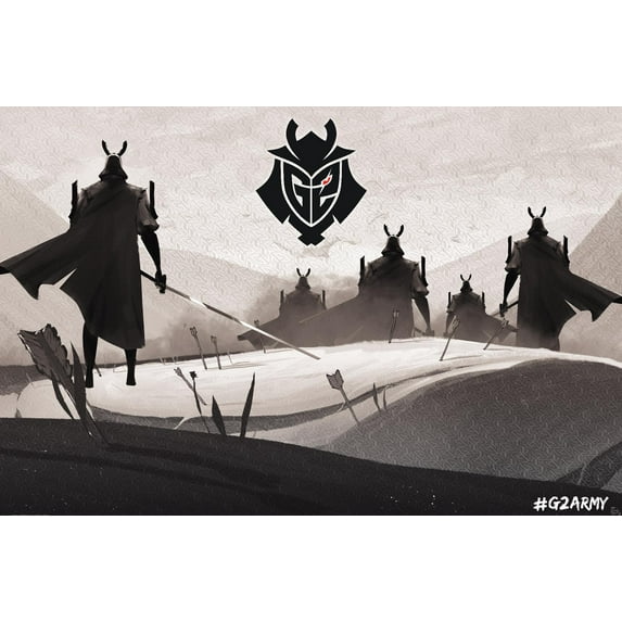 G2 Esports - Samurai Wall Poster, 14.725" x 22.375"