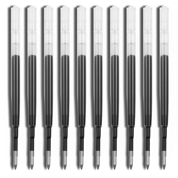G2 Gel-Ink Refills for Retractable Gel Pen 0.5/0.7mm Point Blue/Black Ink 10pcs