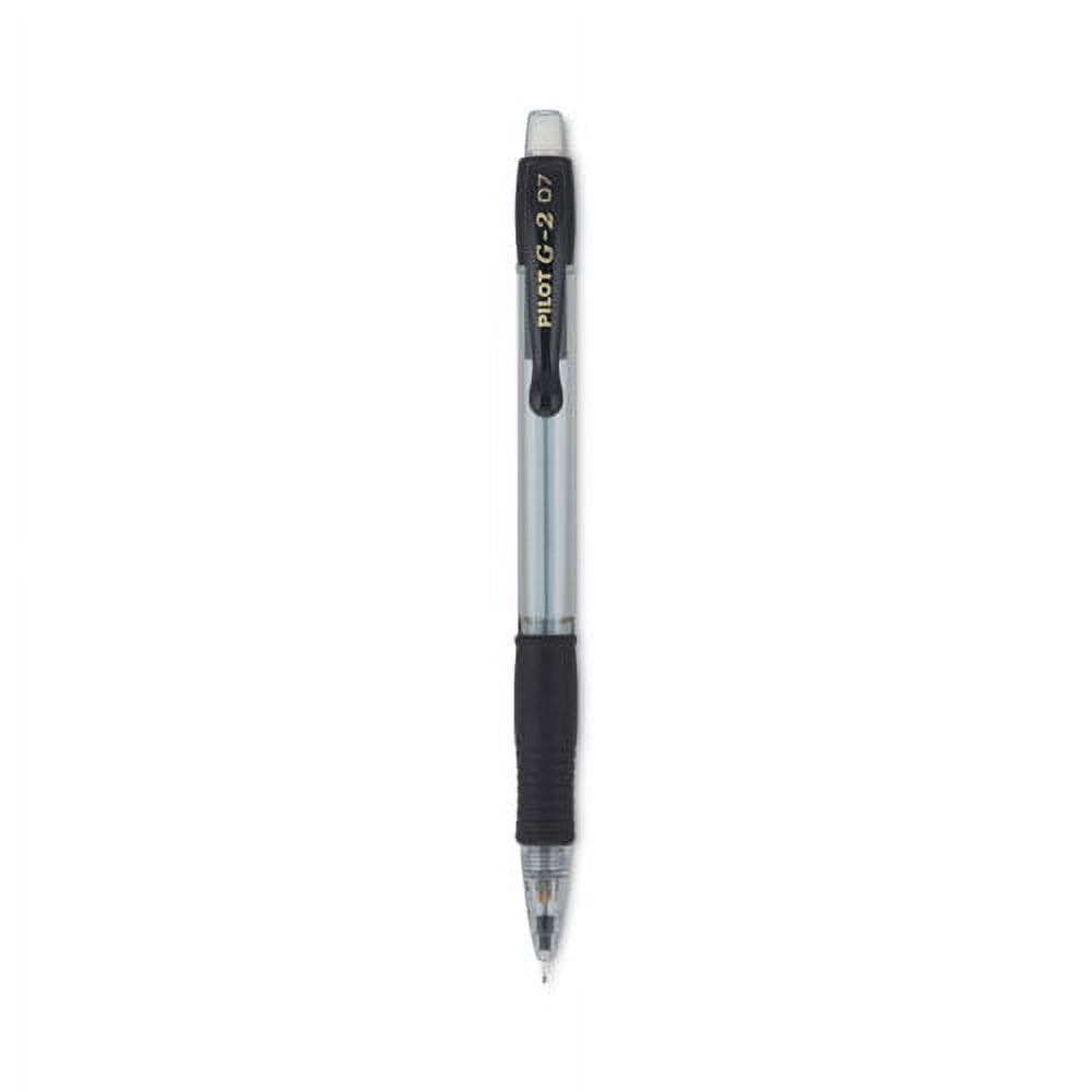 G2 Mechanical Pencil, 0.7 Mm, Hb (#2.5), Black Lead, Clear/black Accents Barrel, Dozen | Bundle of 10 Dozen
